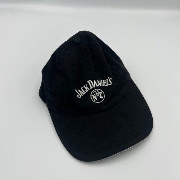 Jack Daniels Baseball Hat Cap Black Adjustable Strap Black White Party Summer - Picture 5 of 8